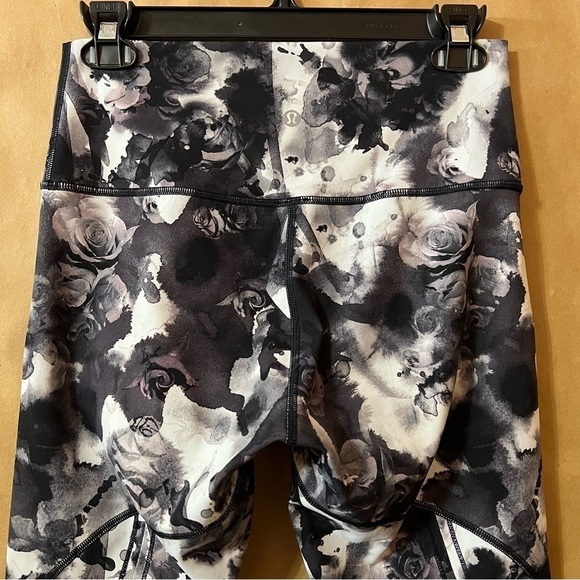 Lululemon | High Times Pant (Peek) Leggings Obscurred Black Dusty Mauve Size 8 - Picture 8 of 15